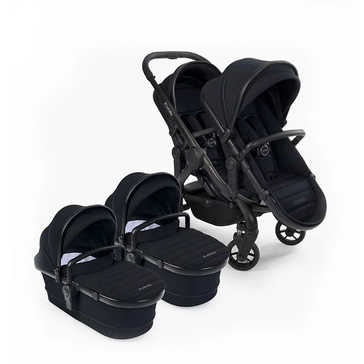 iCandy Peach 7 Twin Combo Set in Black