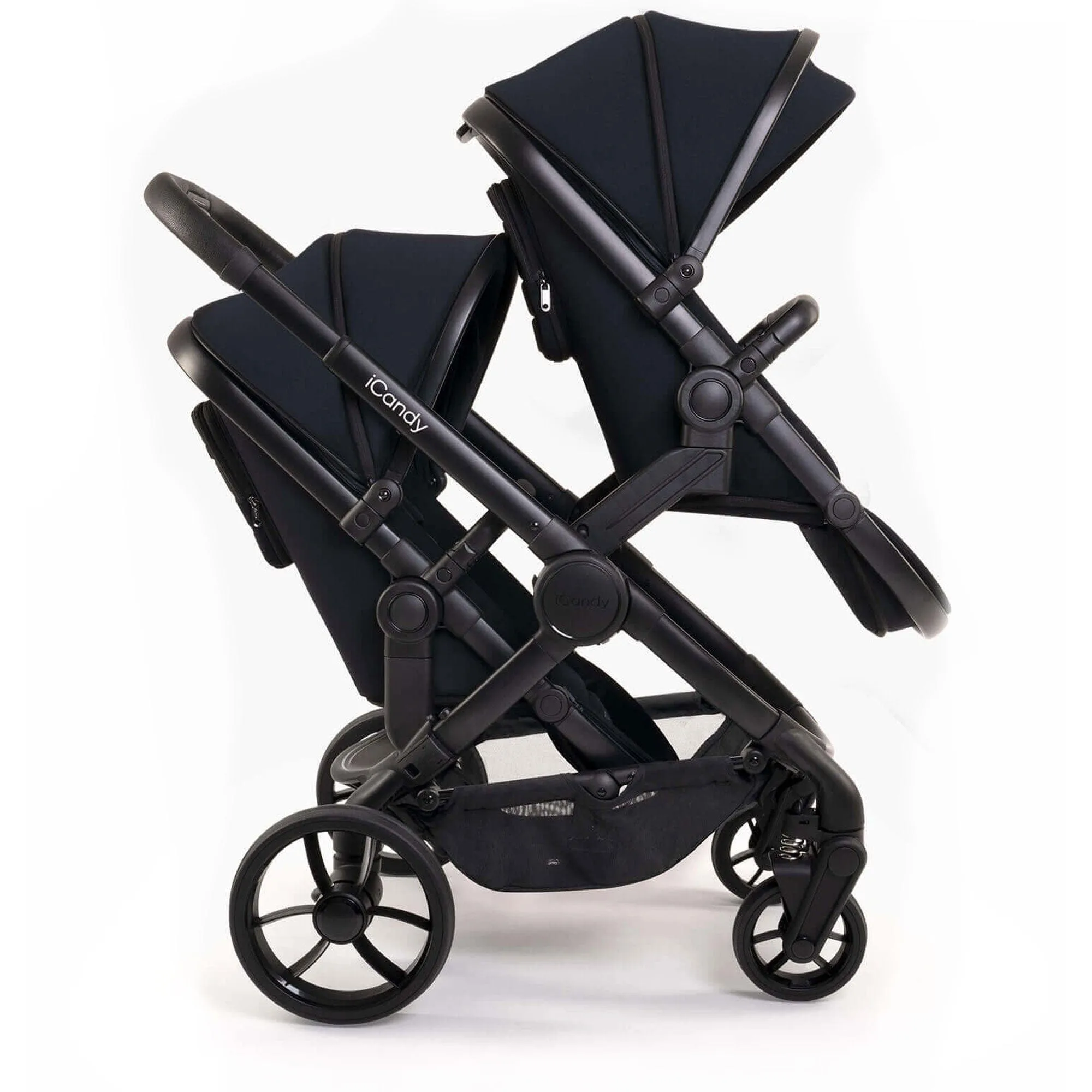 iCandy Peach 7 Twin Cybex Bundle in Black