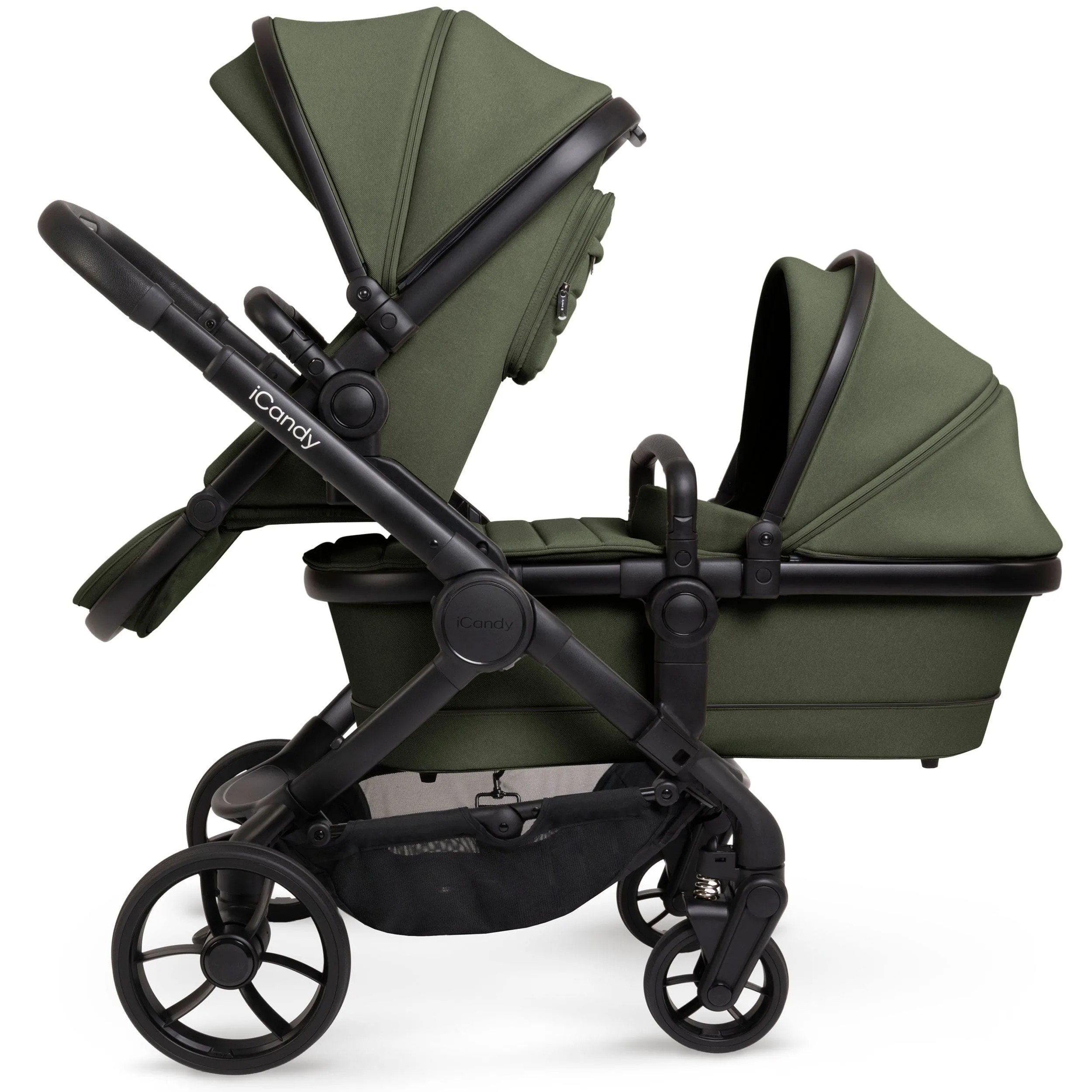 iCandy Peach 7 Twin Cybex Bundle in Ivy