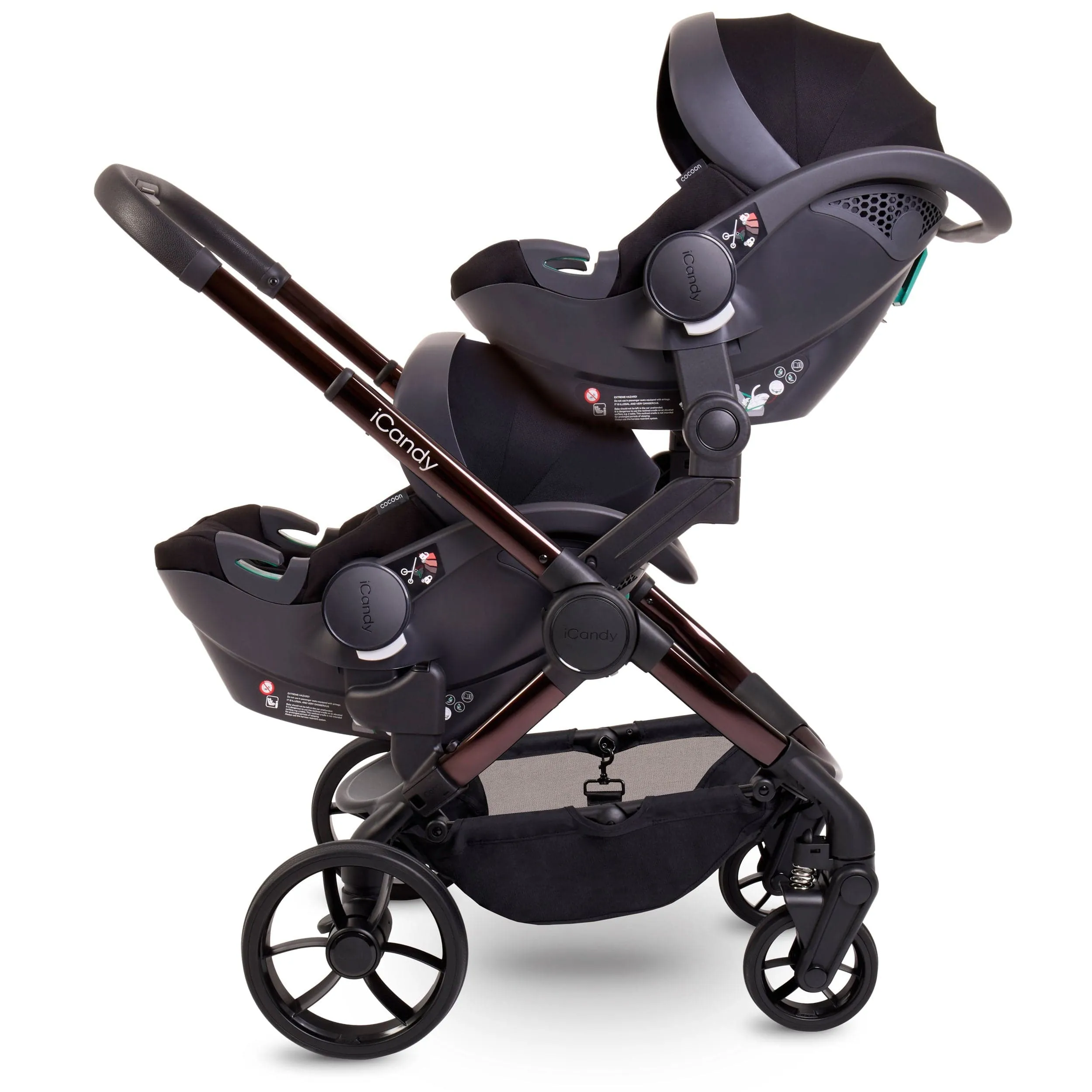 iCandy Peach 7 Twin Maxi-Cosi Bundle in Coco