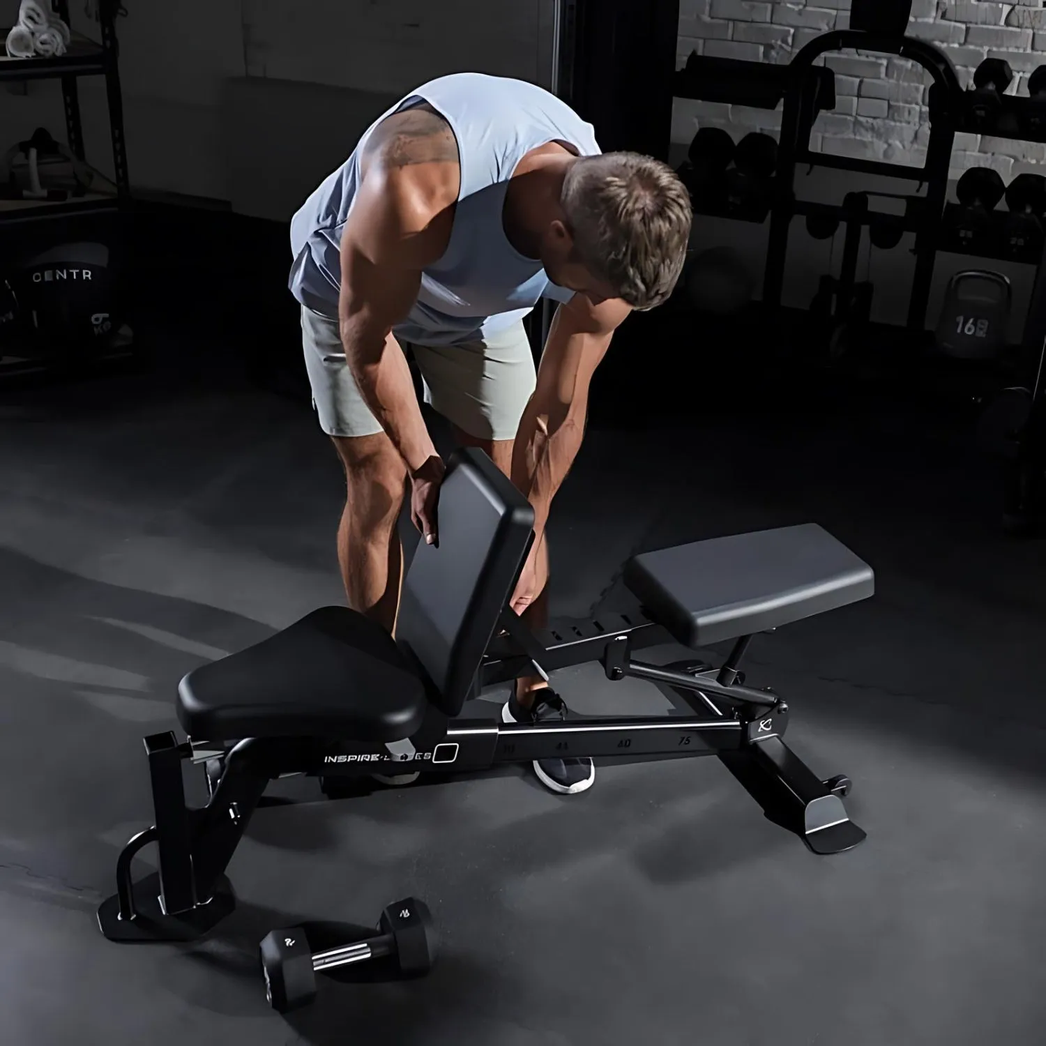 Inspire Fitness FID7 Pro Adjustable Bench