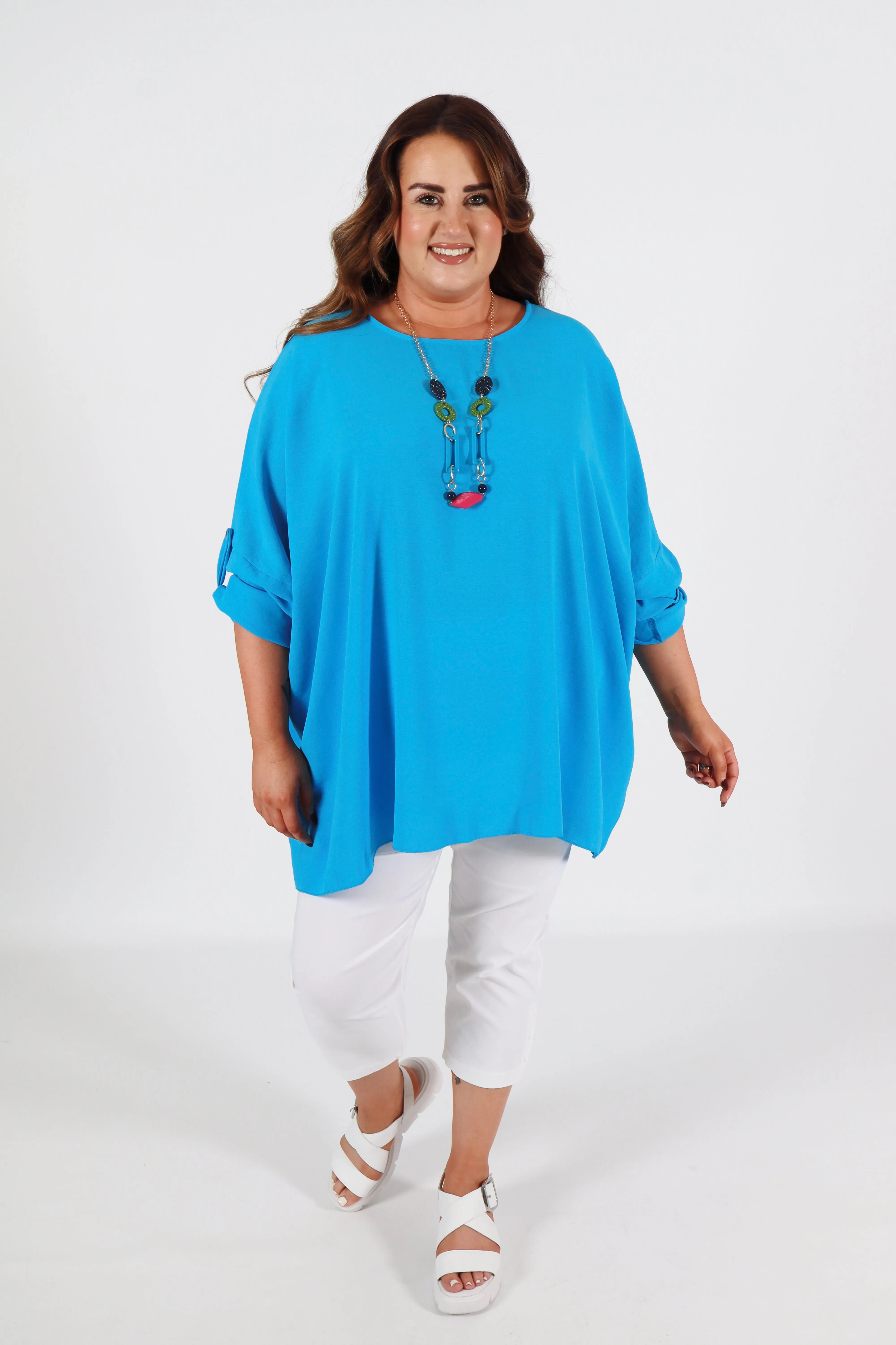 Jolene Blouse in Blue