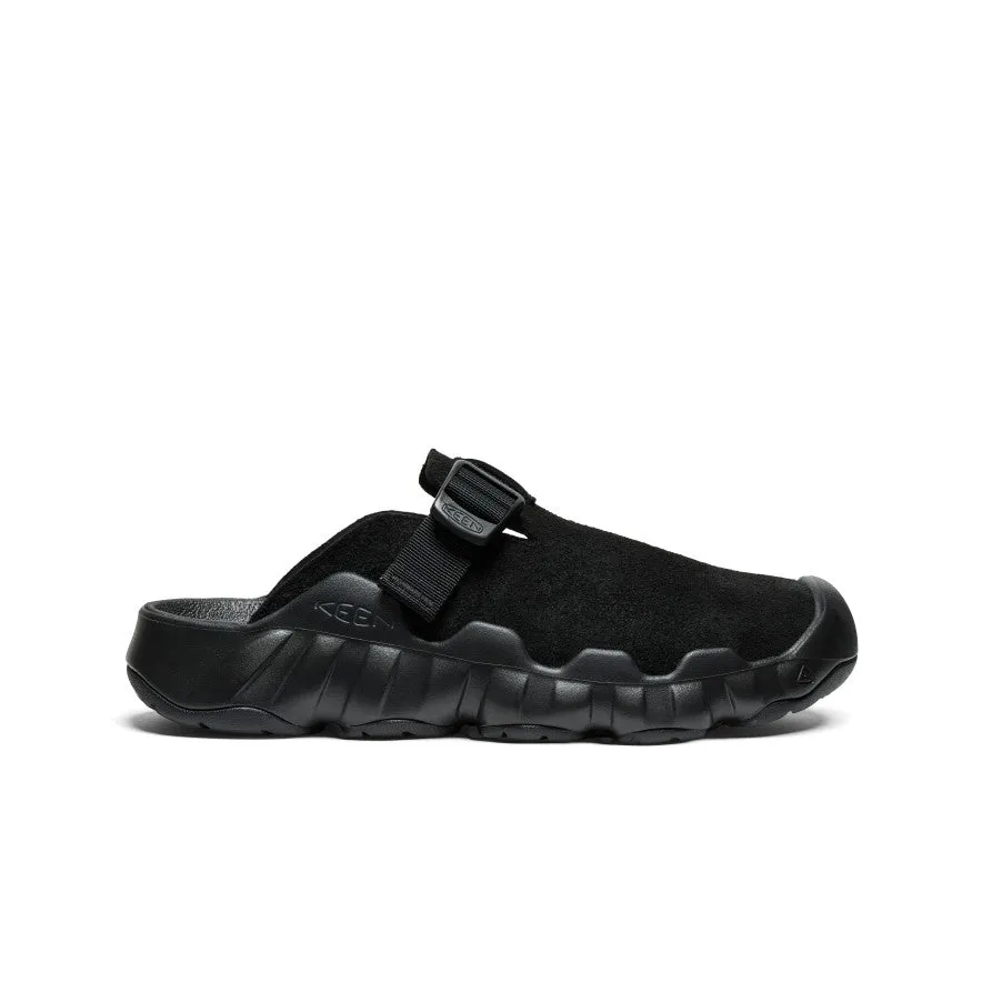 Keen Men's Hyperport Leather Clog in Cornstalk/Taupe & Black