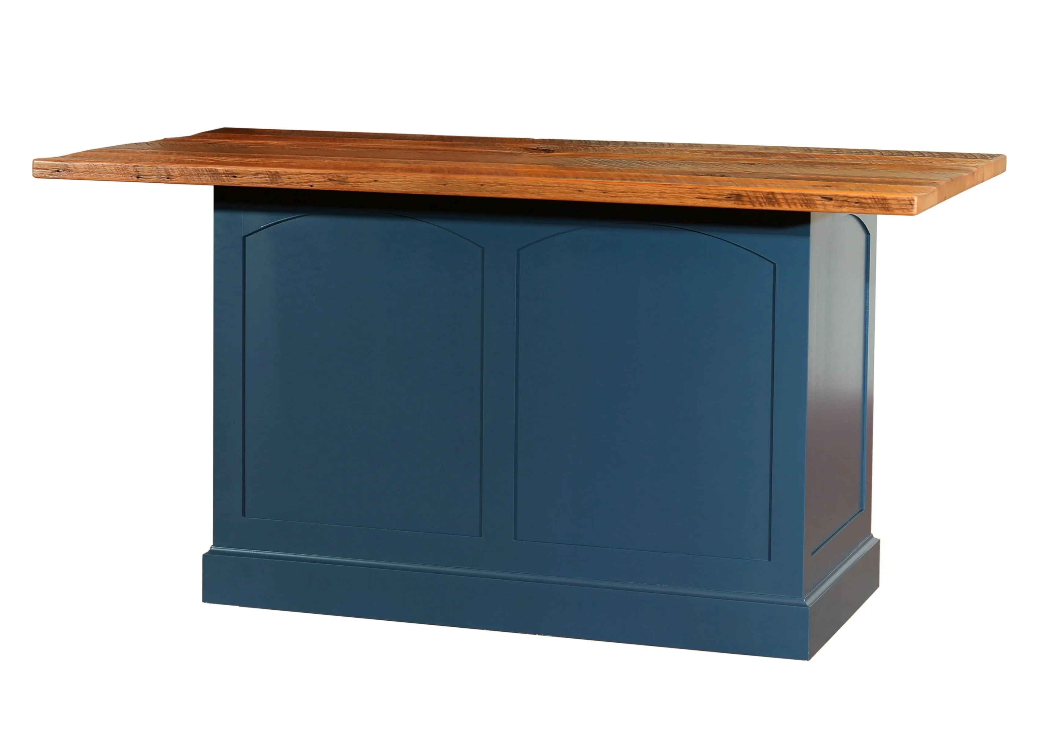 Kensington Kitchen Island w/ Reclaimed Barnwood Top