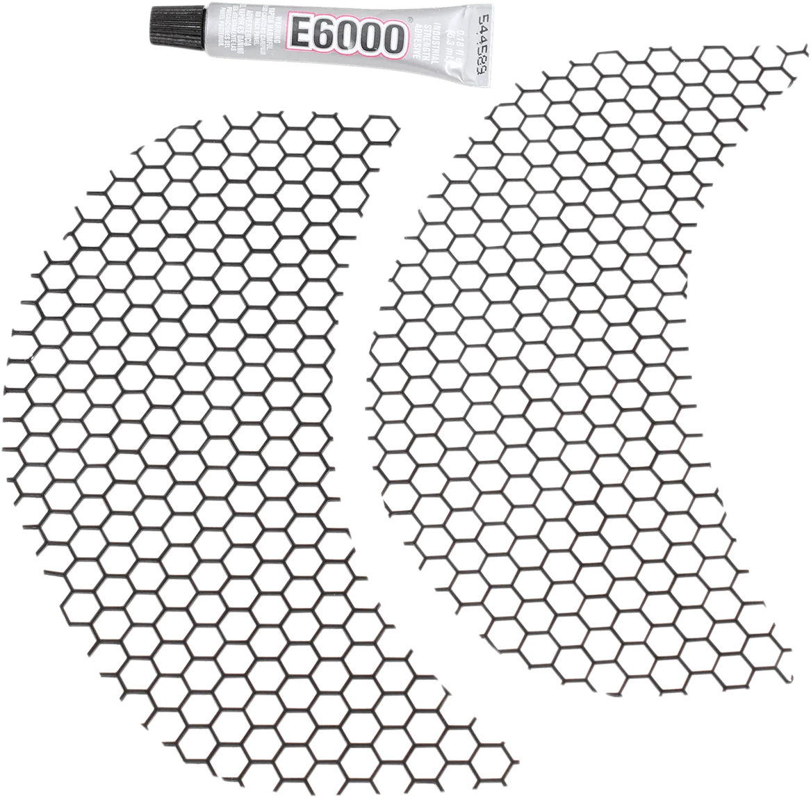 Klock Werks KW05-01-0320-B Fairing Vent Screen - Honeycomb - Black