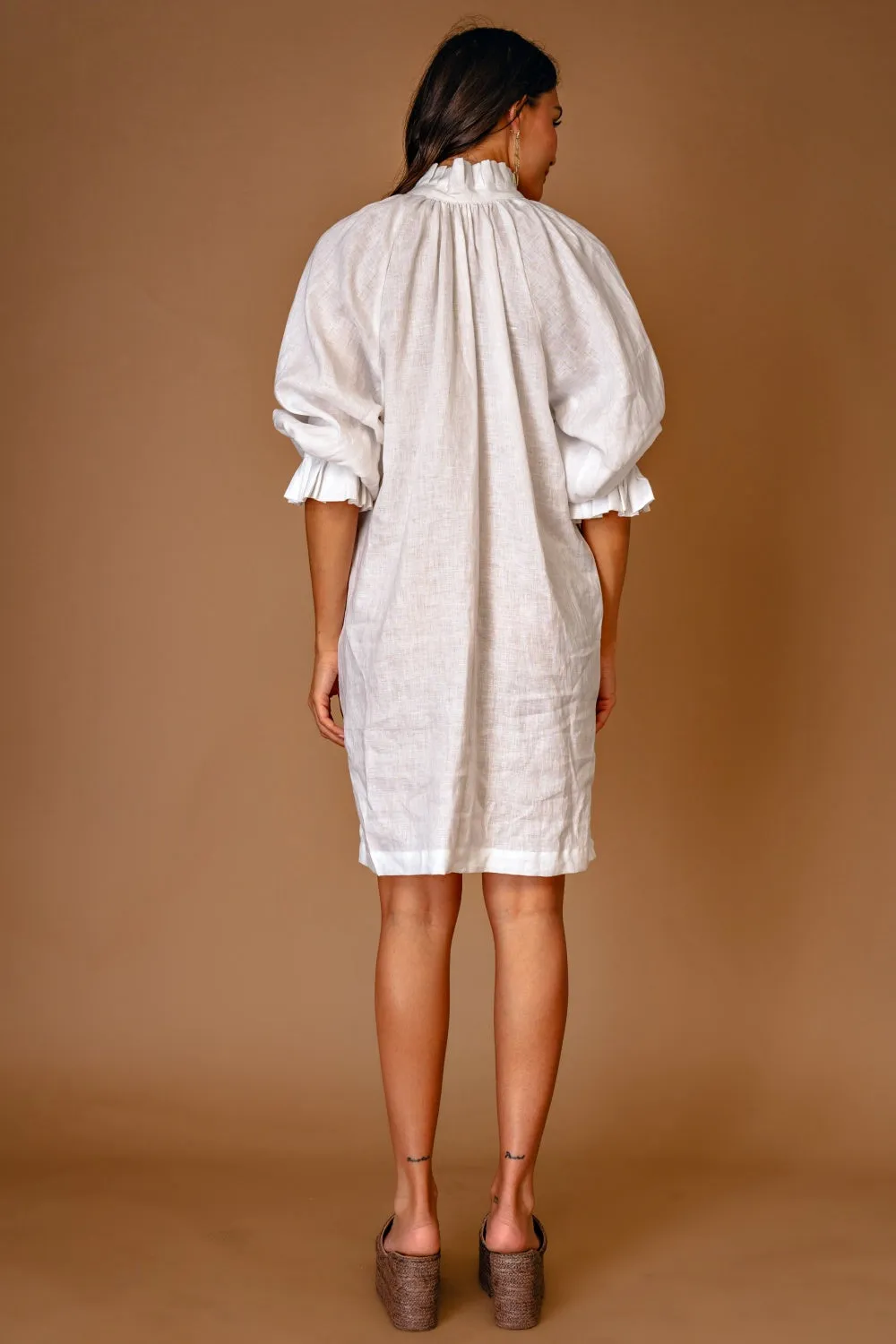 LAKE COMO DRESS WHITE