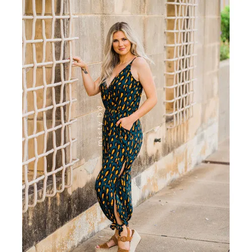 Leopard Print Jumpsuit
