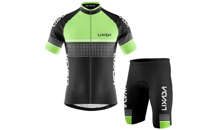 Lixada Men Cycling Jersey Set - MTB Cycling Outfit Set
