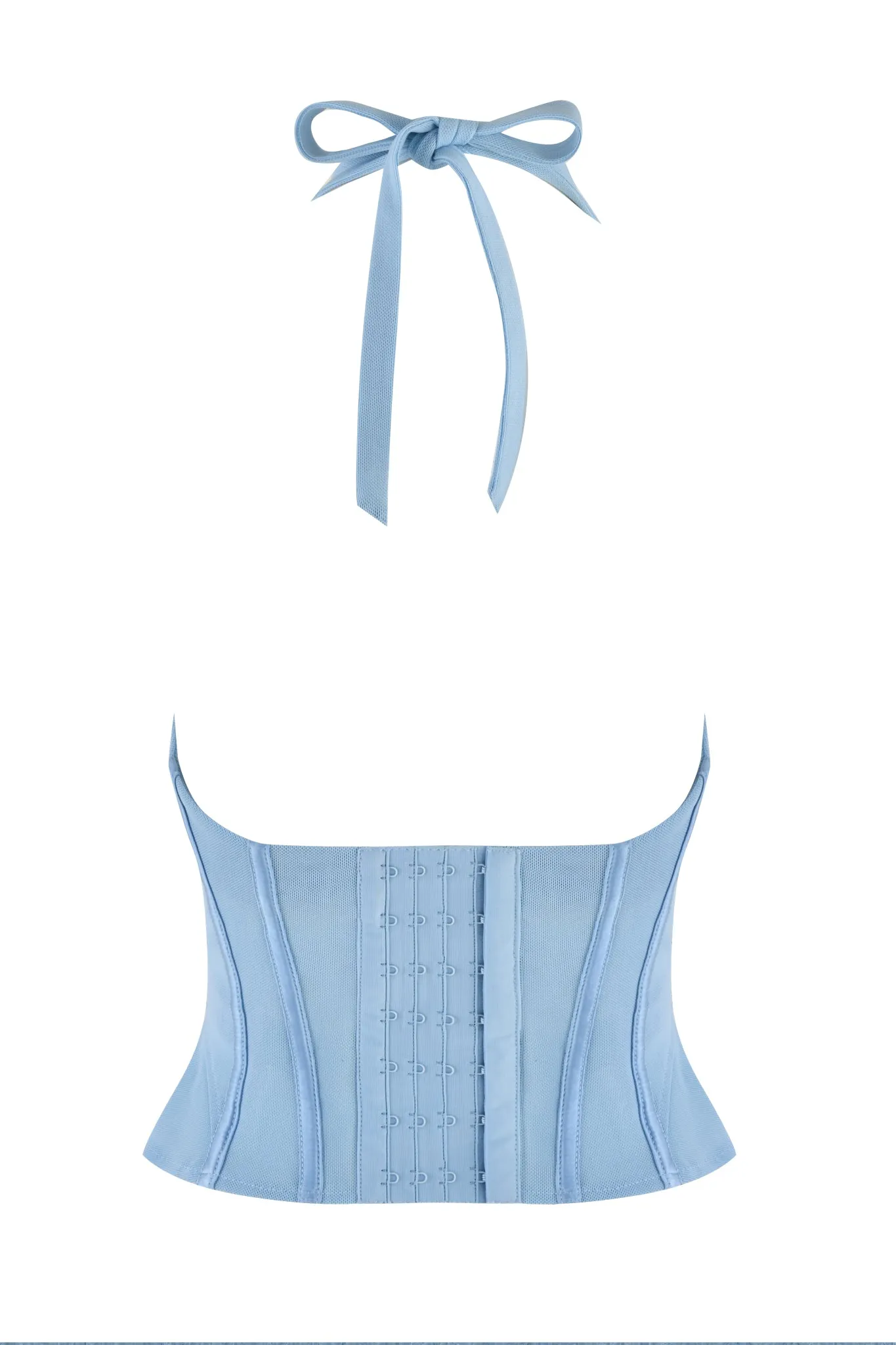 LOLA CORSET TOP - BLUE : BABY BLUE