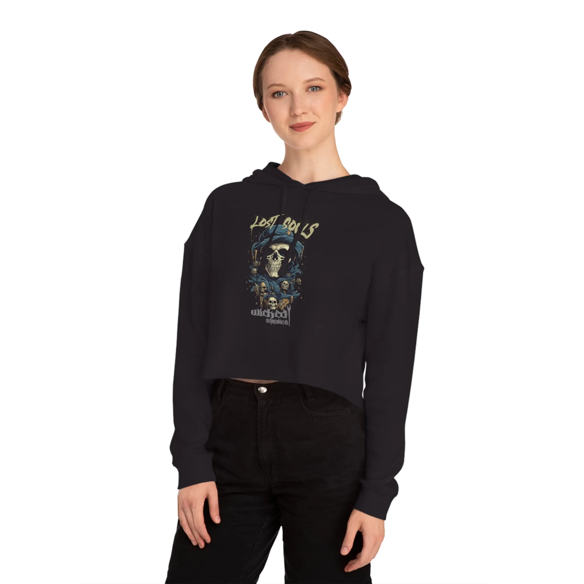 Lost Souls 1/ Cropped Hoodie
