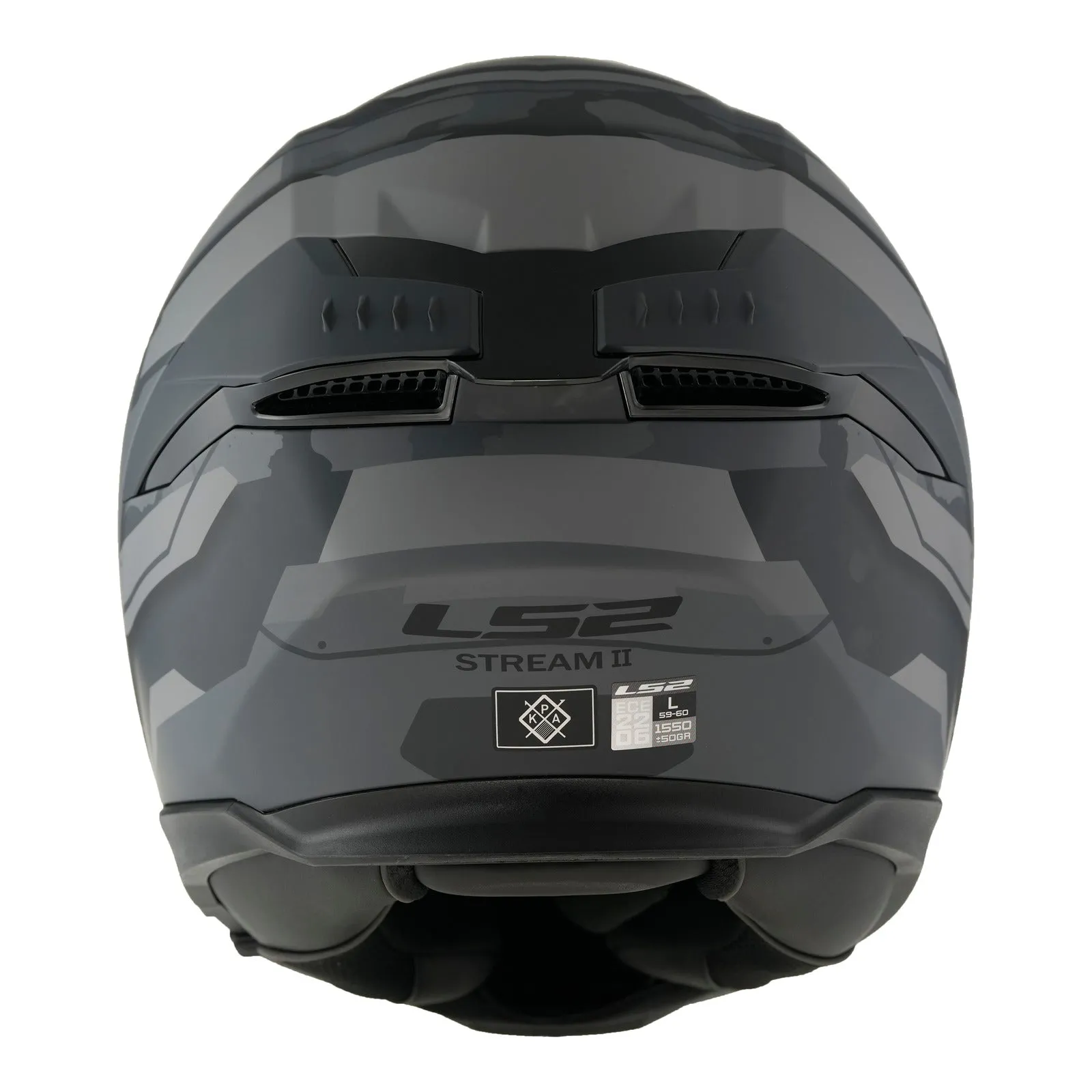 LS2 FF808 Stream II Shadow - Matte Titanium / Grey