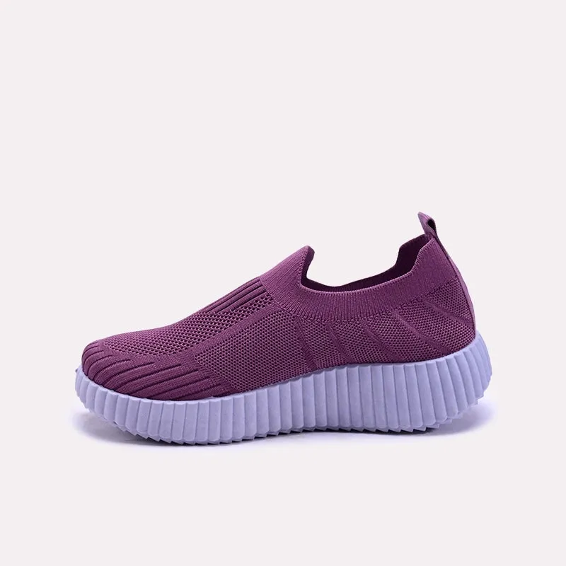 Maelis Purple Slip On Sneakers 0440752