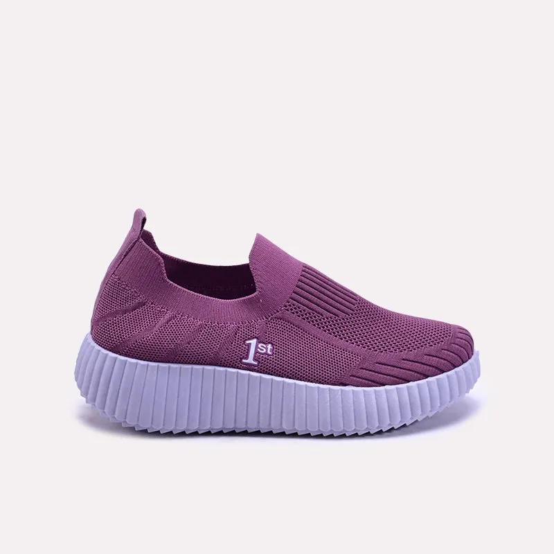 Maelis Purple Slip On Sneakers 0440752