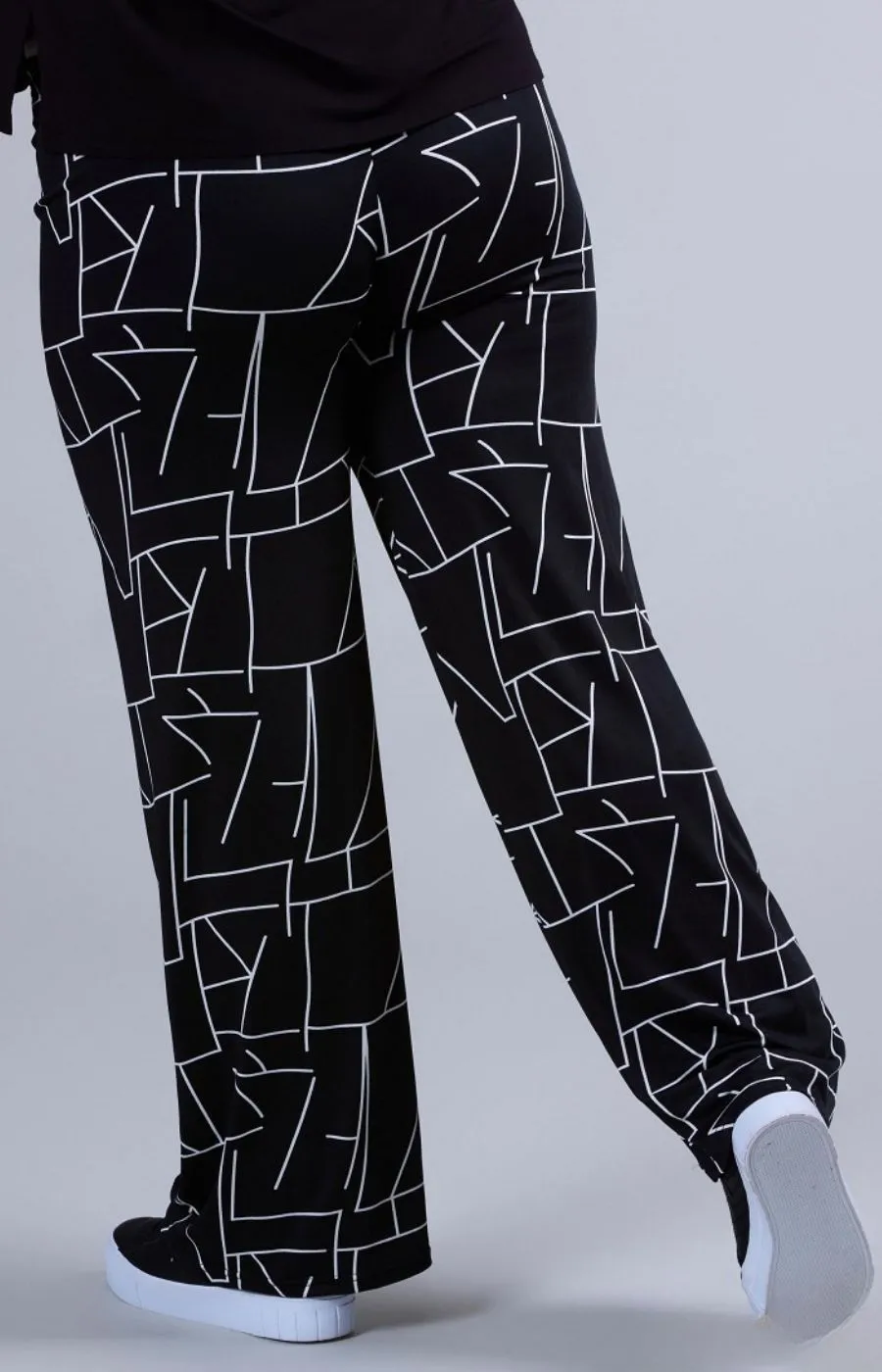 Magna Printed Wide Leg Trousers