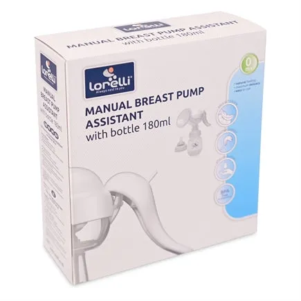 MANUAL BREAST PUMP ASSISTANT WITH BOTTLE 180ML
