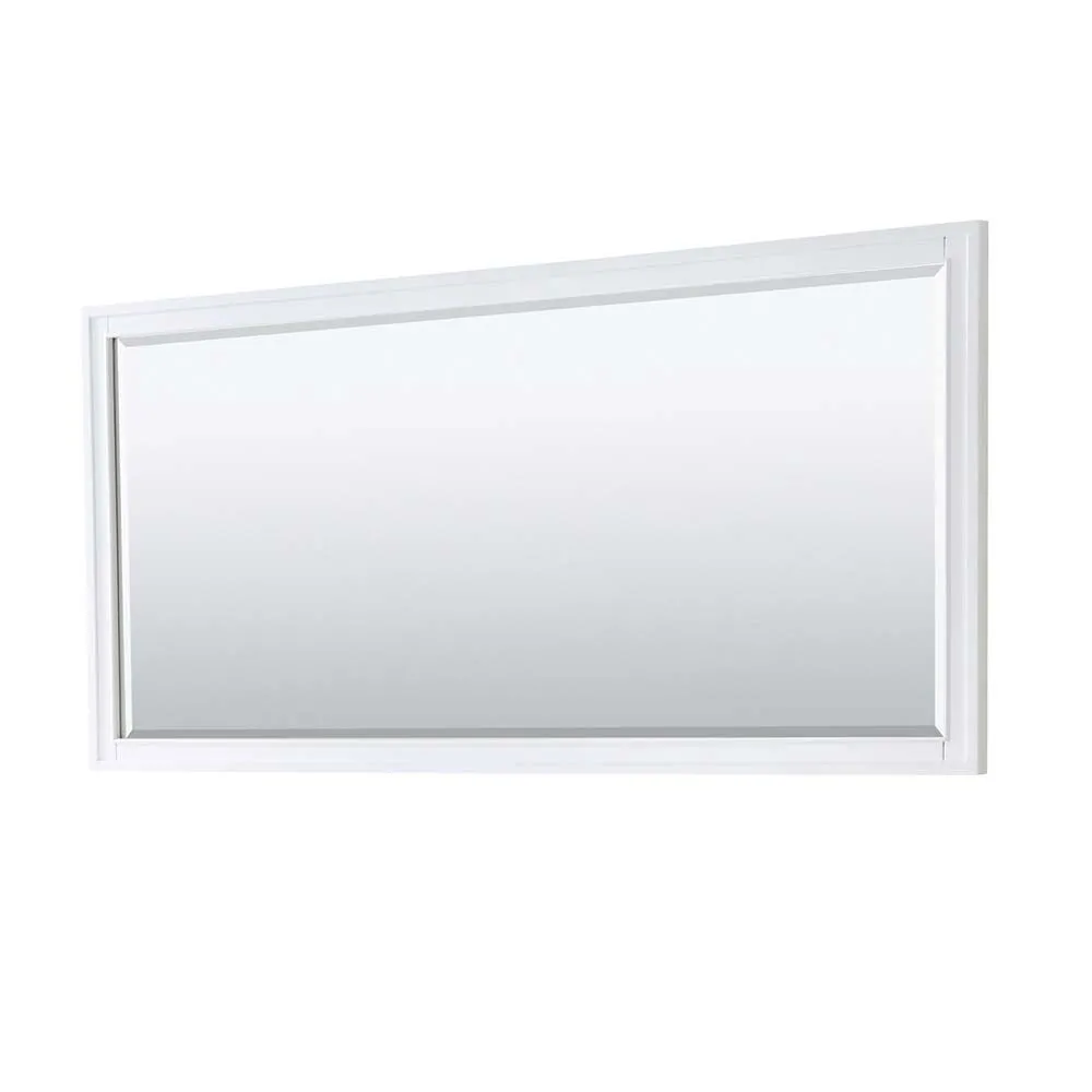 Margate 72 Inch Double Bathroom Vanity in White