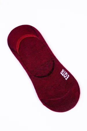 Maroon Trainer Socks