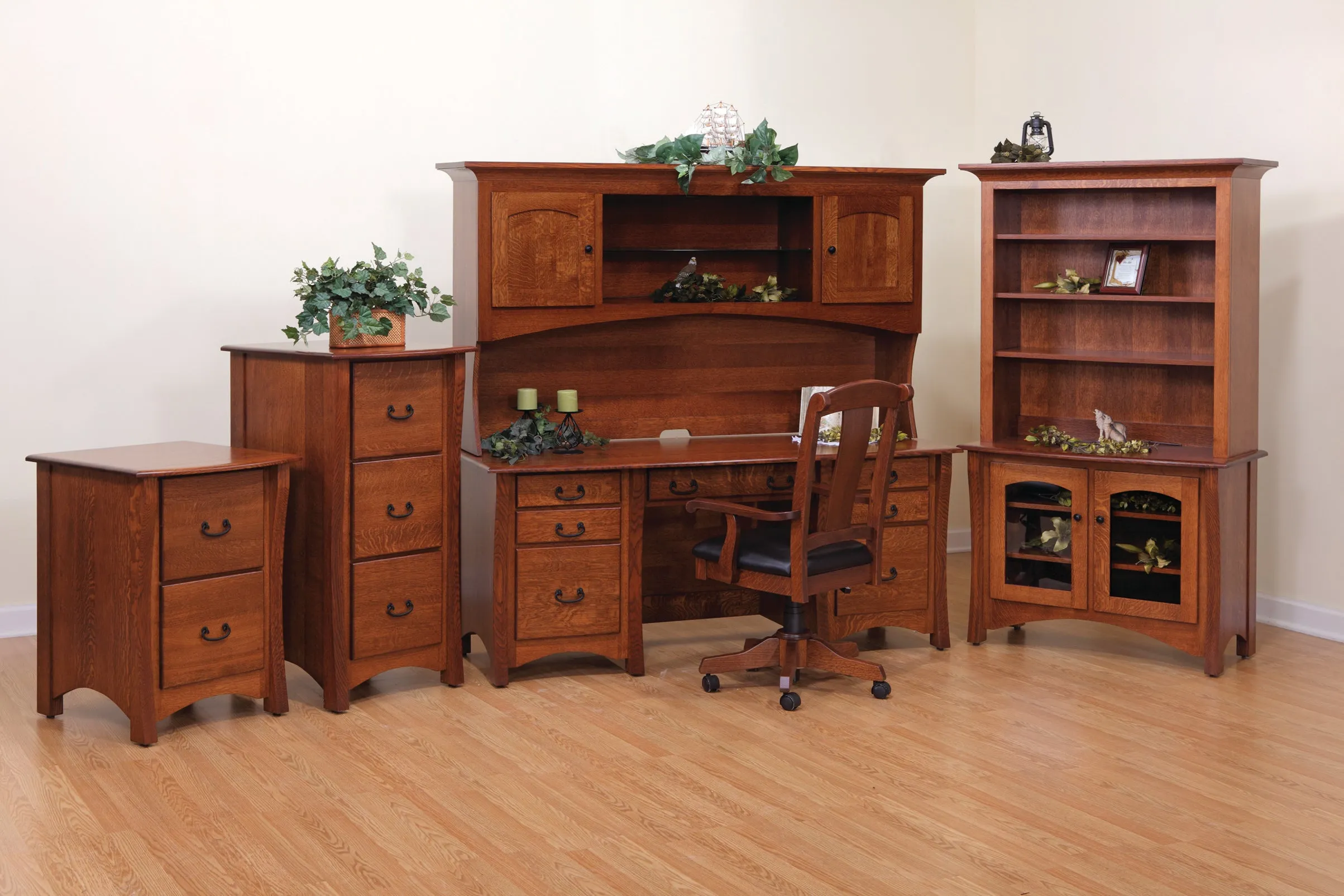 Master - Amish 3 Drawer File Cabinet