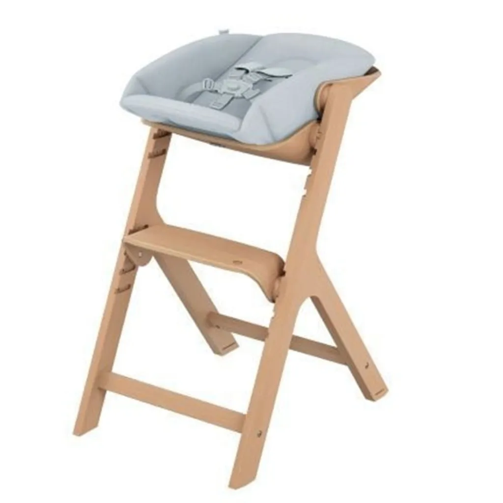 MAXI COSI Nesta Complete Bundle Kit High Chair with Newborn, Baby & Toddler Kit - Natural