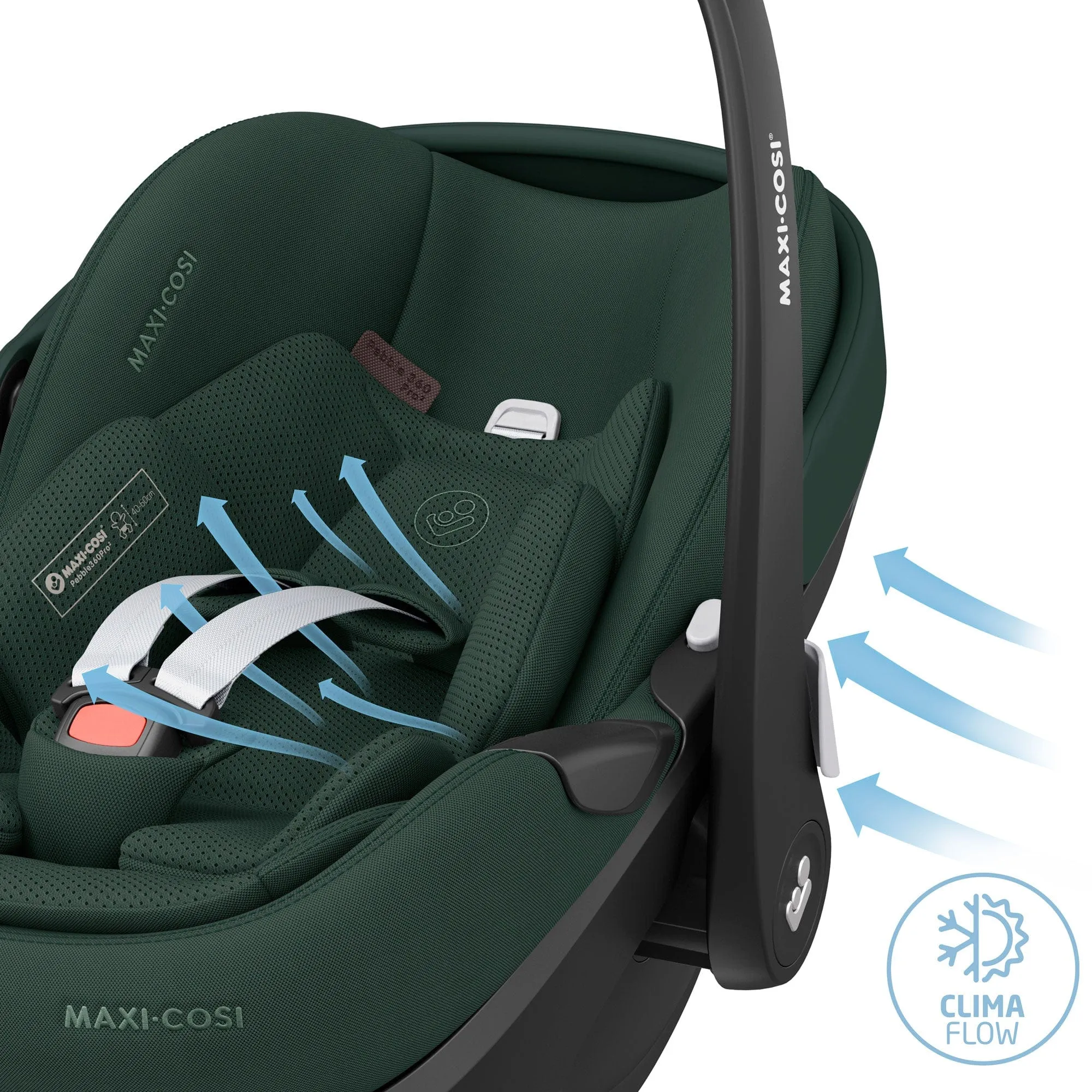 Maxi-Cosi Pebble 360 Pro V2 in Twillic Green