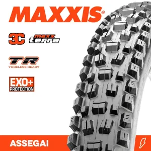 Maxxis Tyre Assegai 29 X 2.50 WT 3C Terra EXO  TR Fold 60TPI E-25