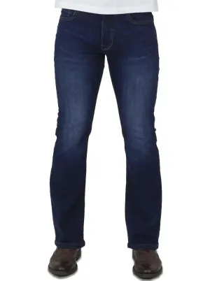 Mish Mash Men's Jeans Bootcut 1941 Reece Mid Wash Blue