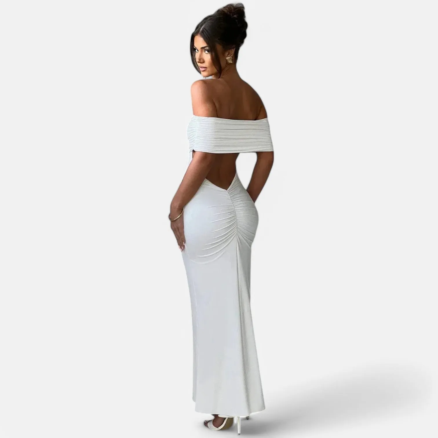 Monacogents | Women's Strapless Backless Maxi Dress