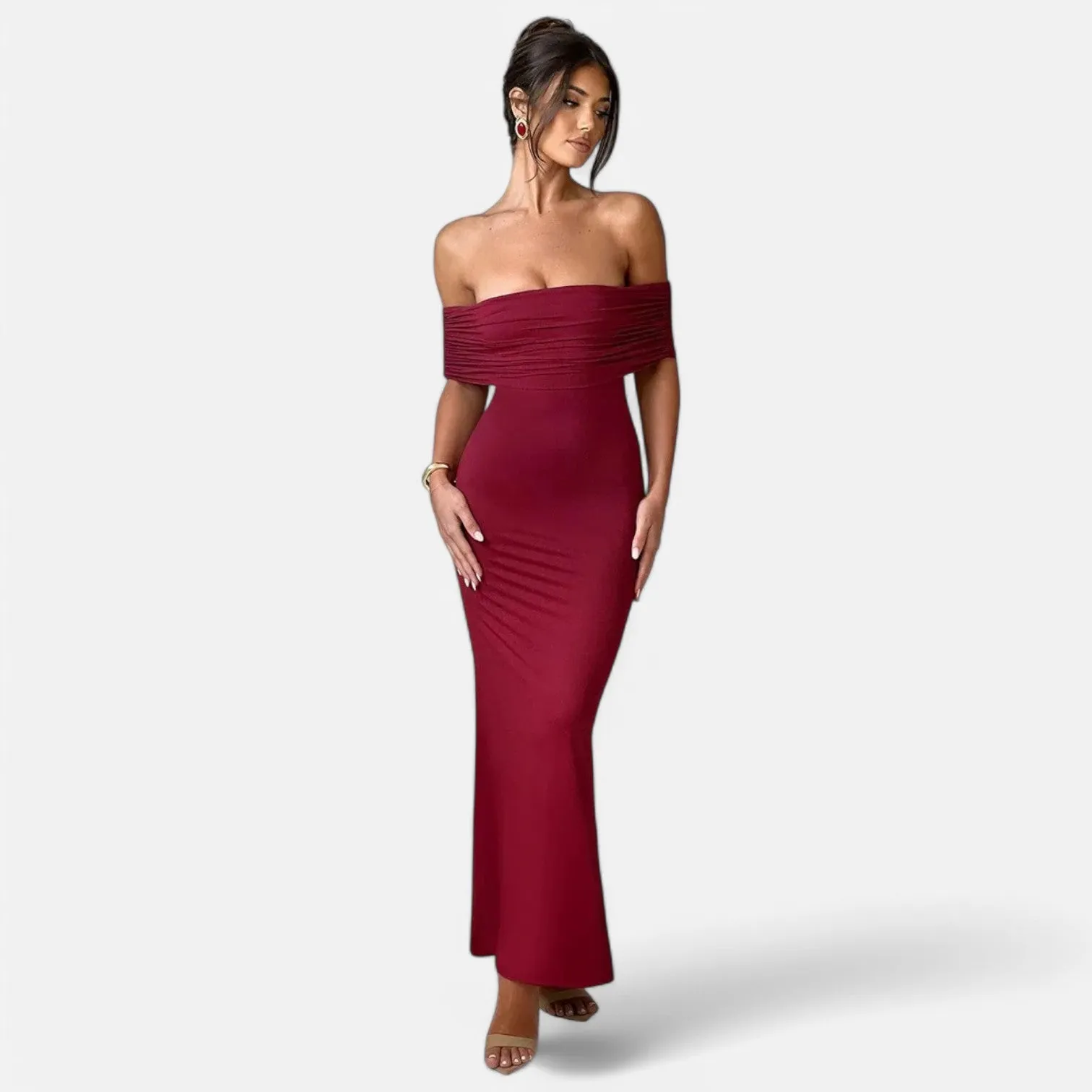 Monacogents | Women's Strapless Backless Maxi Dress