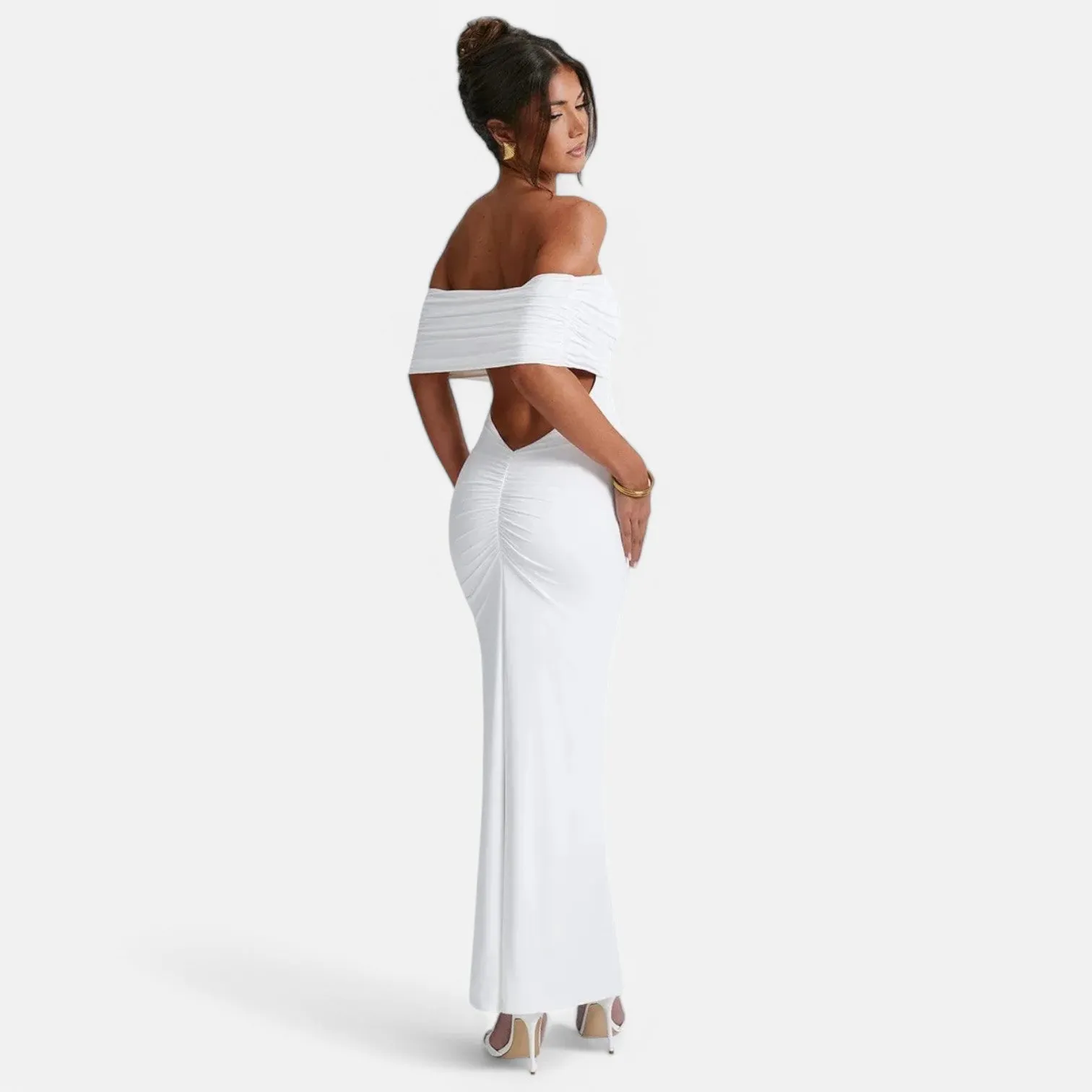 Monacogents | Women's Strapless Backless Maxi Dress
