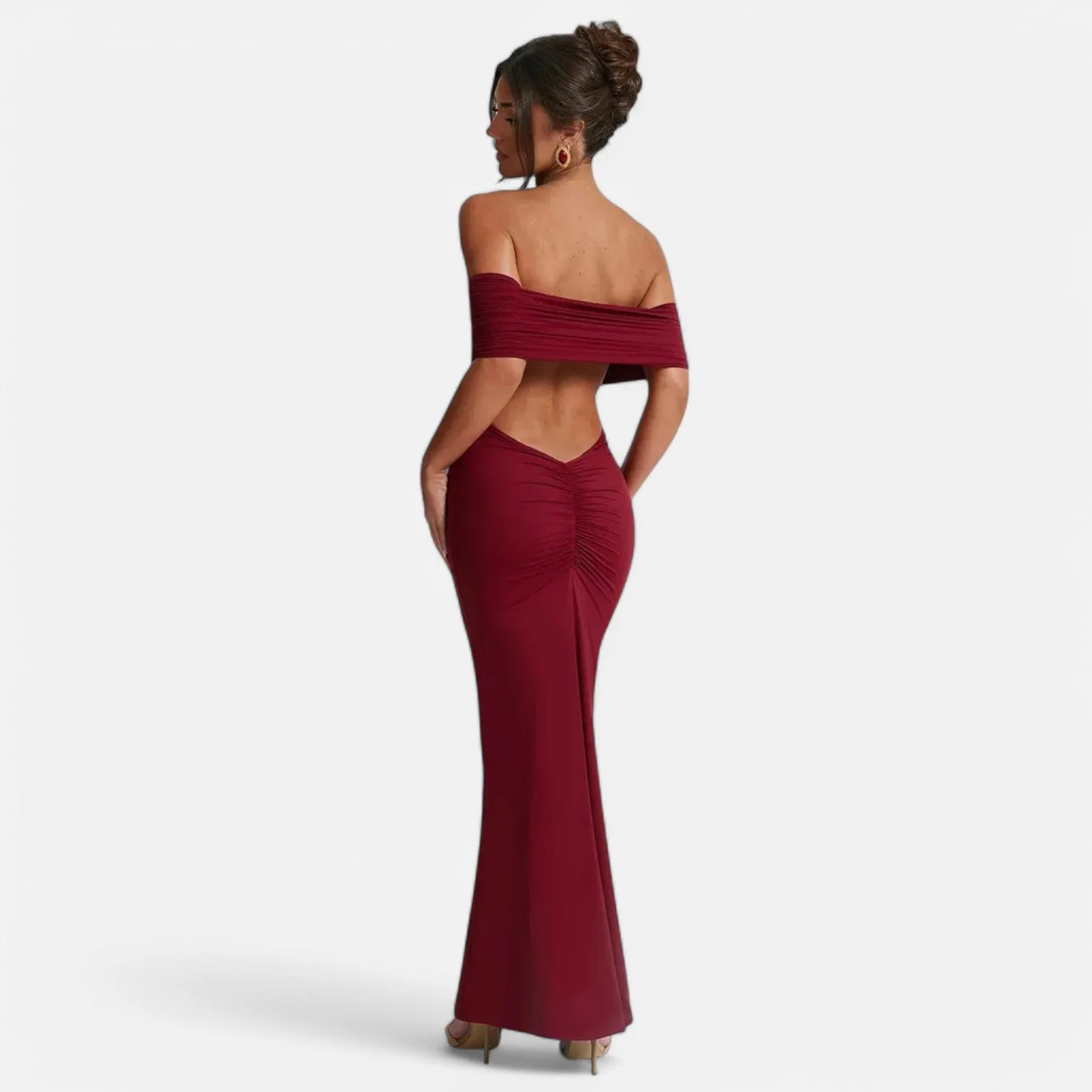 Monacogents | Women's Strapless Backless Maxi Dress