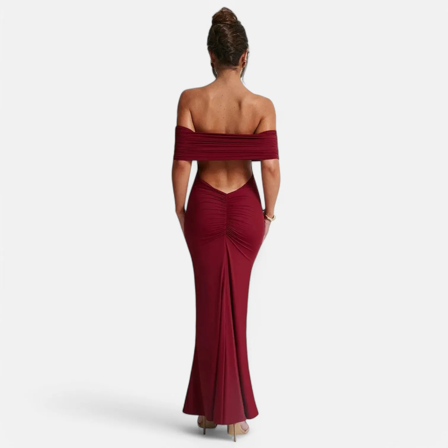 Monacogents | Women's Strapless Backless Maxi Dress