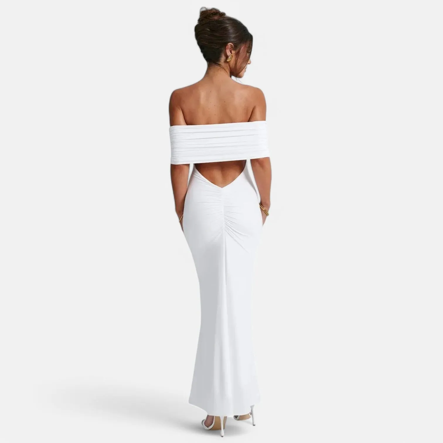 Monacogents | Women's Strapless Backless Maxi Dress