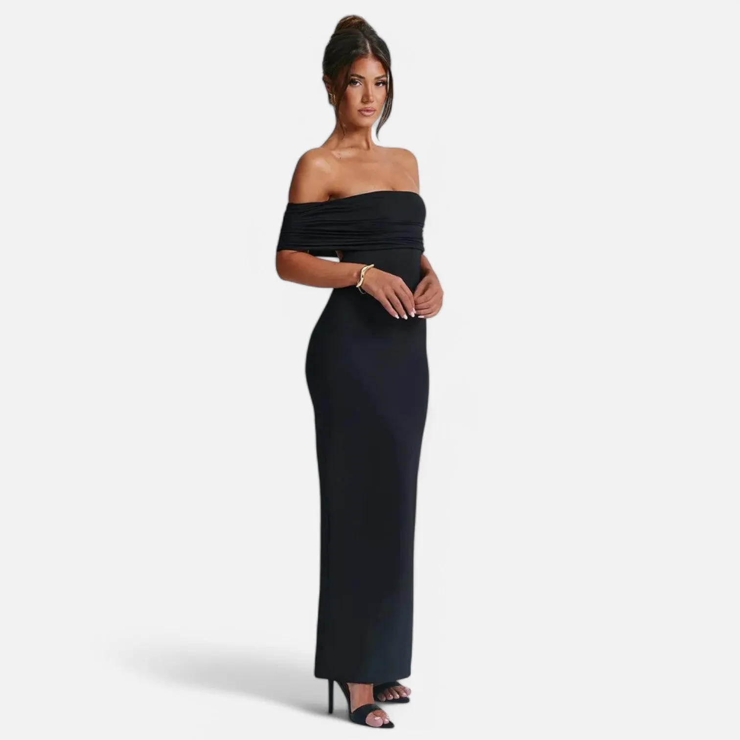 Monacogents | Women's Strapless Backless Maxi Dress
