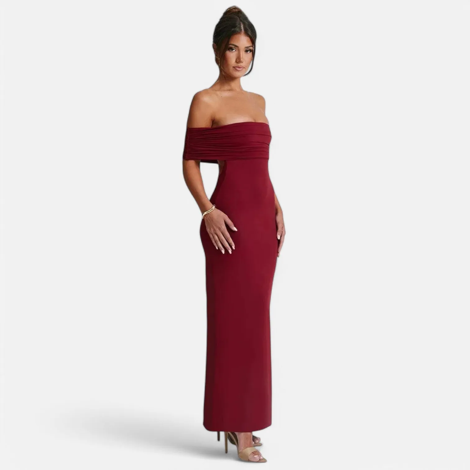 Monacogents | Women's Strapless Backless Maxi Dress