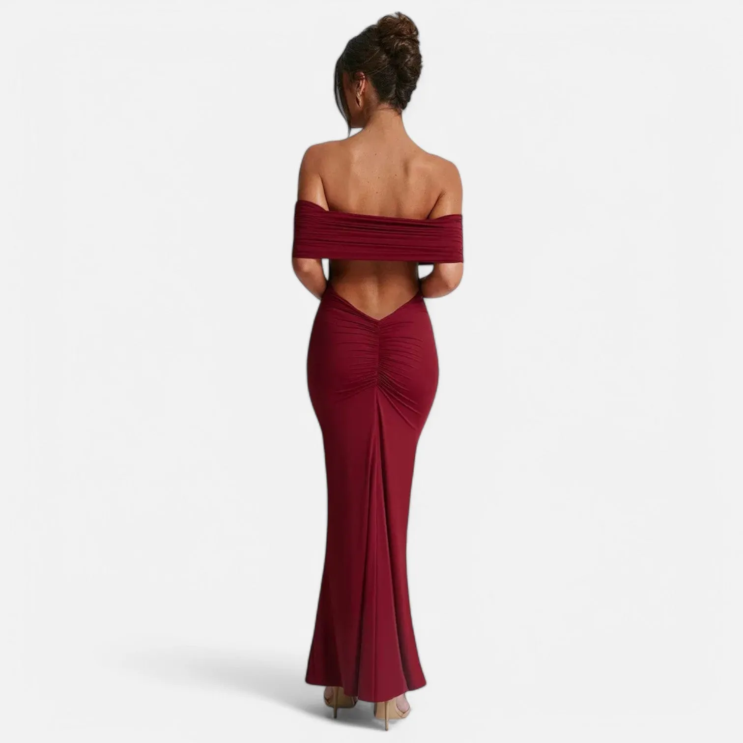 Monacogents | Women's Strapless Backless Maxi Dress