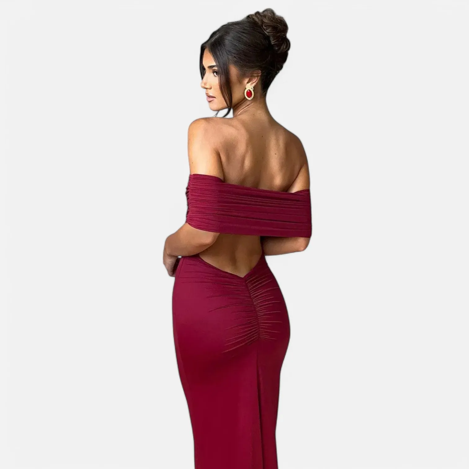 Monacogents | Women's Strapless Backless Maxi Dress
