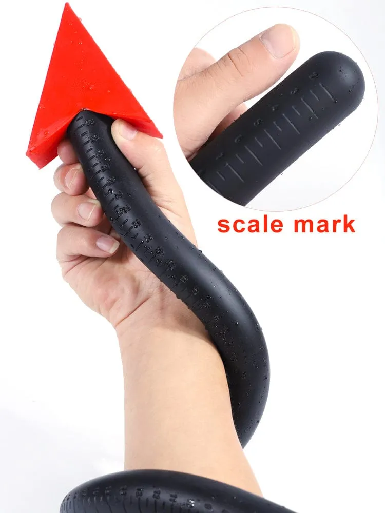 MRIMIN Fantasy 20 Inch Silicone Devil Tail Butt Plug-Long Anal Plug for Anal Trainer and Cosplay with Scale…