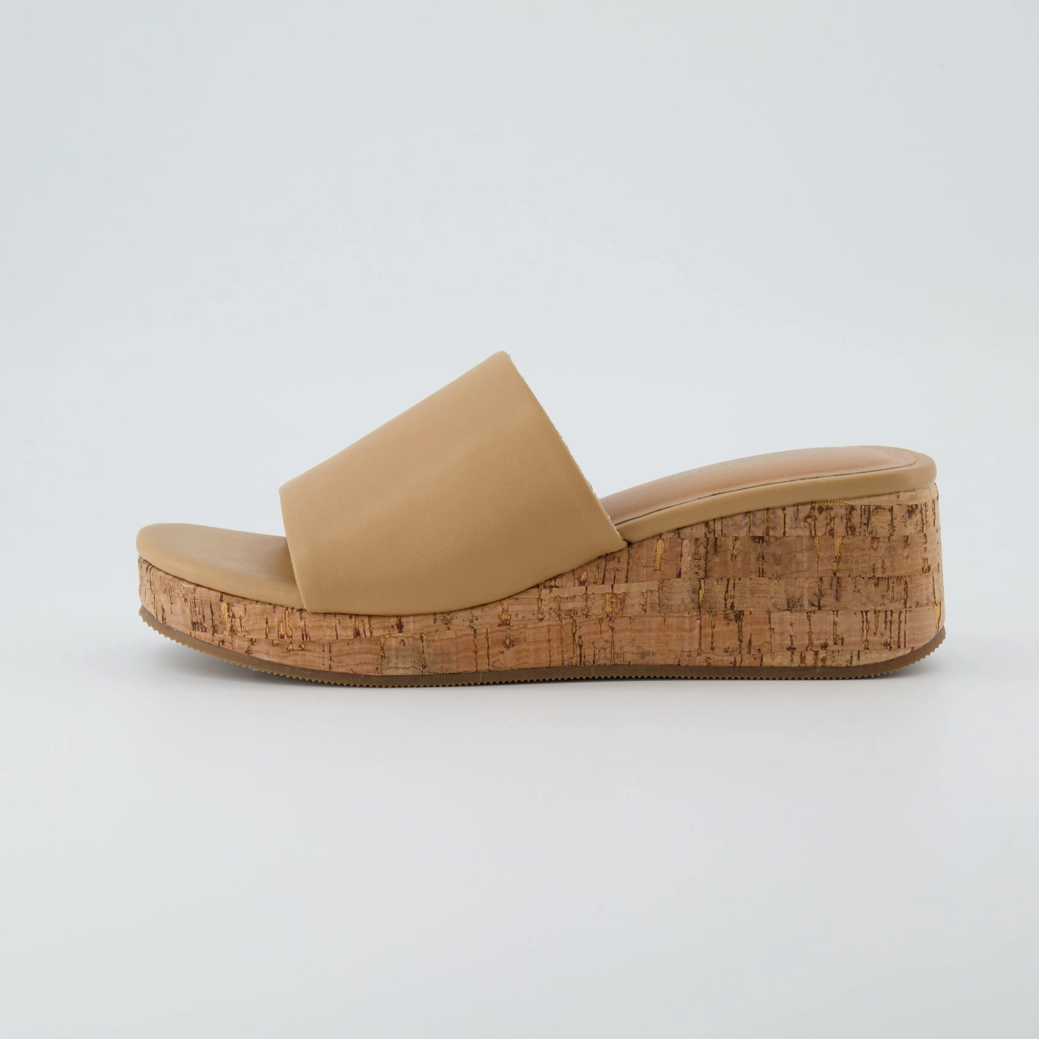 Nano Cork Wedge Sandal