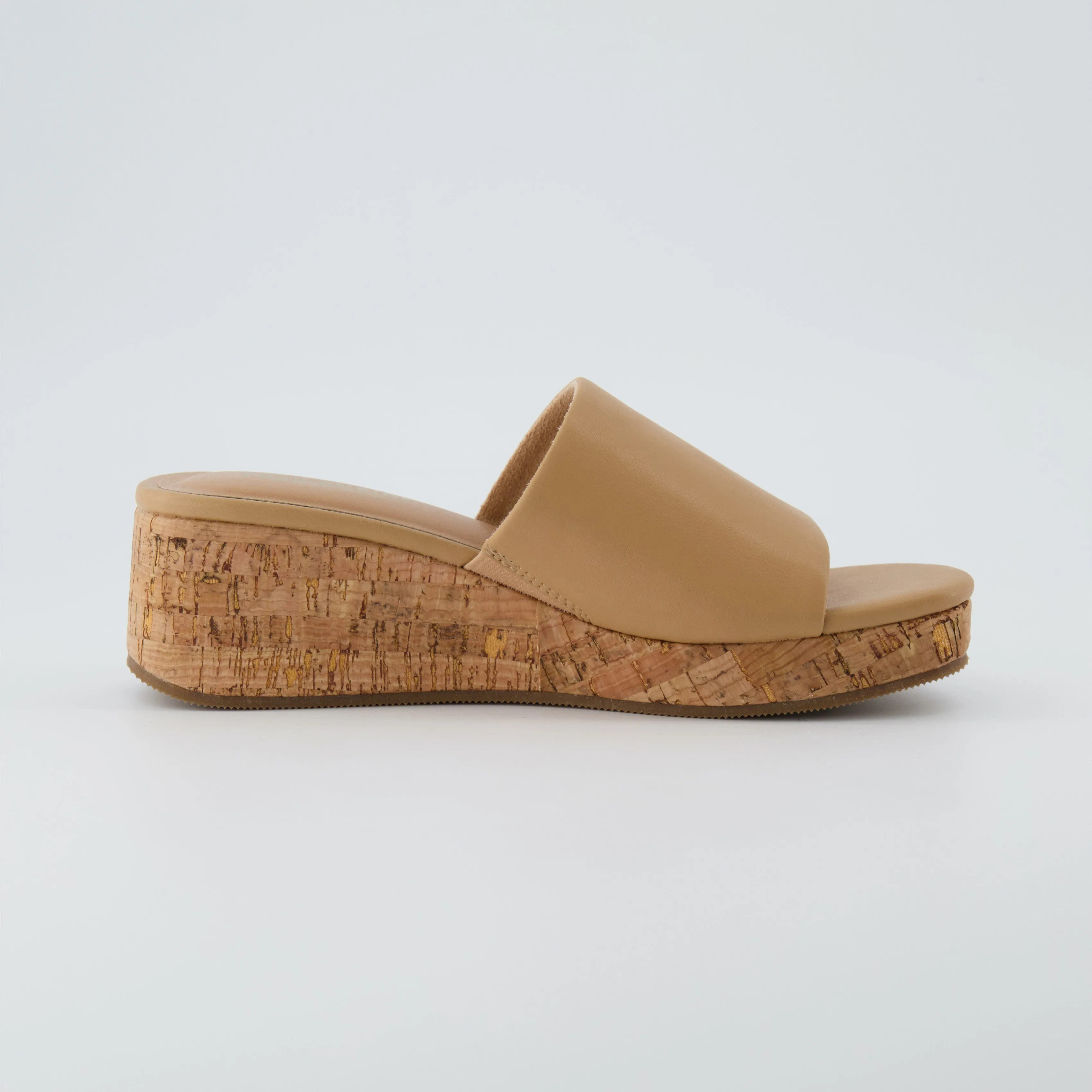 Nano Cork Wedge Sandal