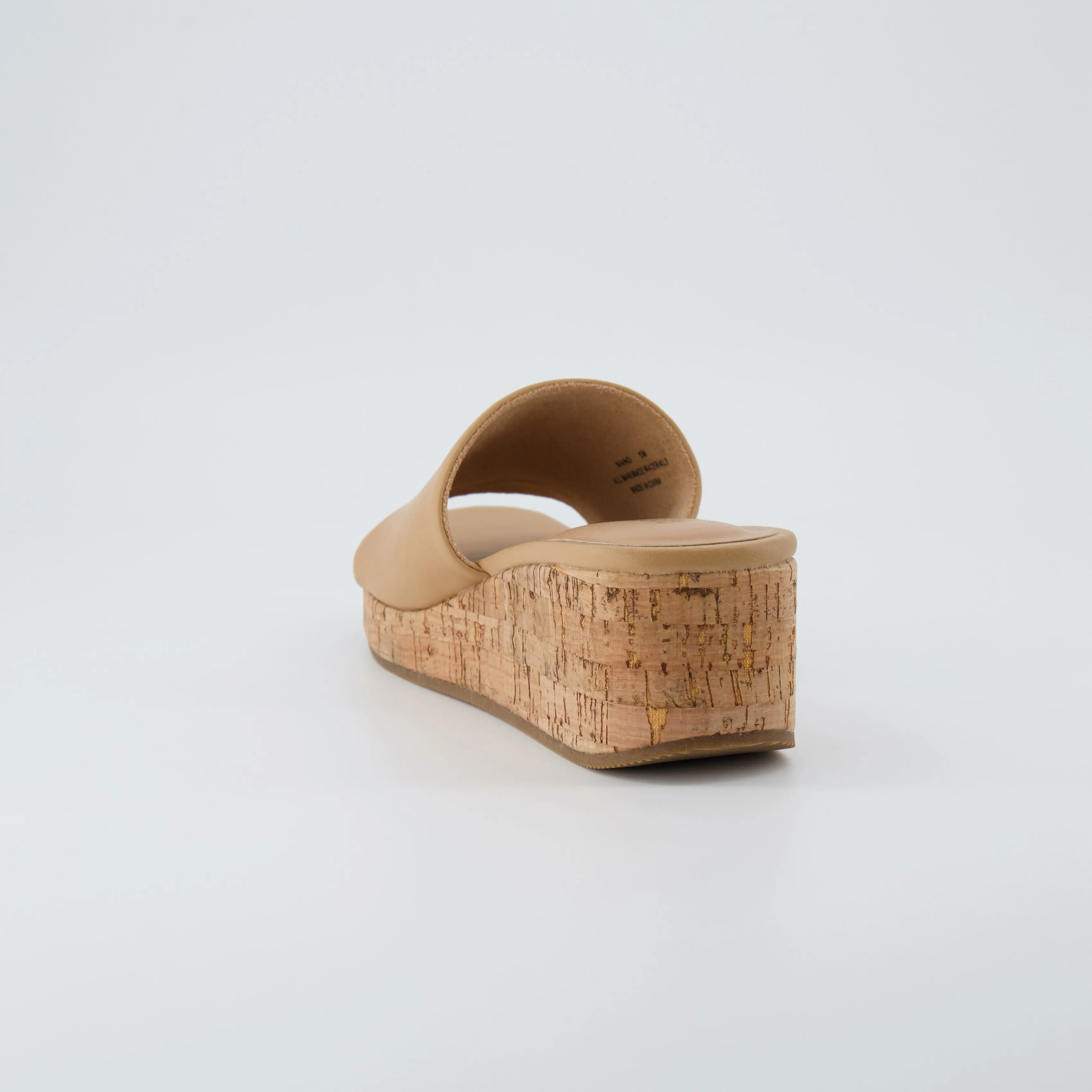 Nano Cork Wedge Sandal