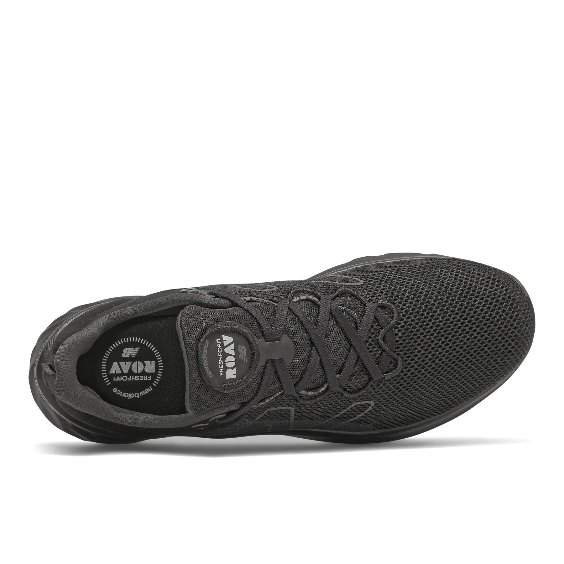 New Balance Men's Fresh Foam Roav v2 Sneaker Medium Fit Shoes in Black in size UK3.5 to UK19.5
