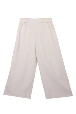NEW! Cotton Hemp Pants Off-White