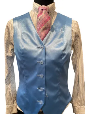 New, MTC, Blue, Silk Vest