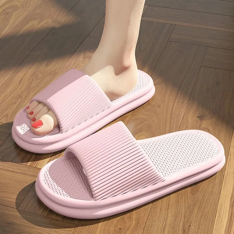 New Women Slipper Cloud Slippers For Men Flip Flops Beach Sandals Bathroom Non-Slip Slides Men Women Slippers Indoor House Shoes
