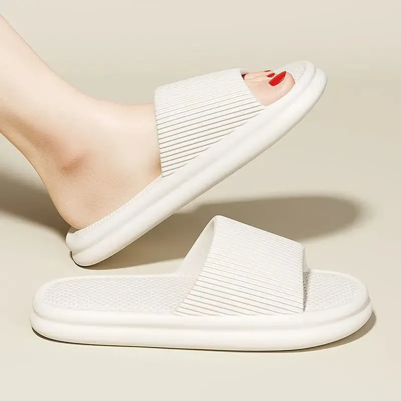 New Women Slipper Cloud Slippers For Men Flip Flops Beach Sandals Bathroom Non-Slip Slides Men Women Slippers Indoor House Shoes