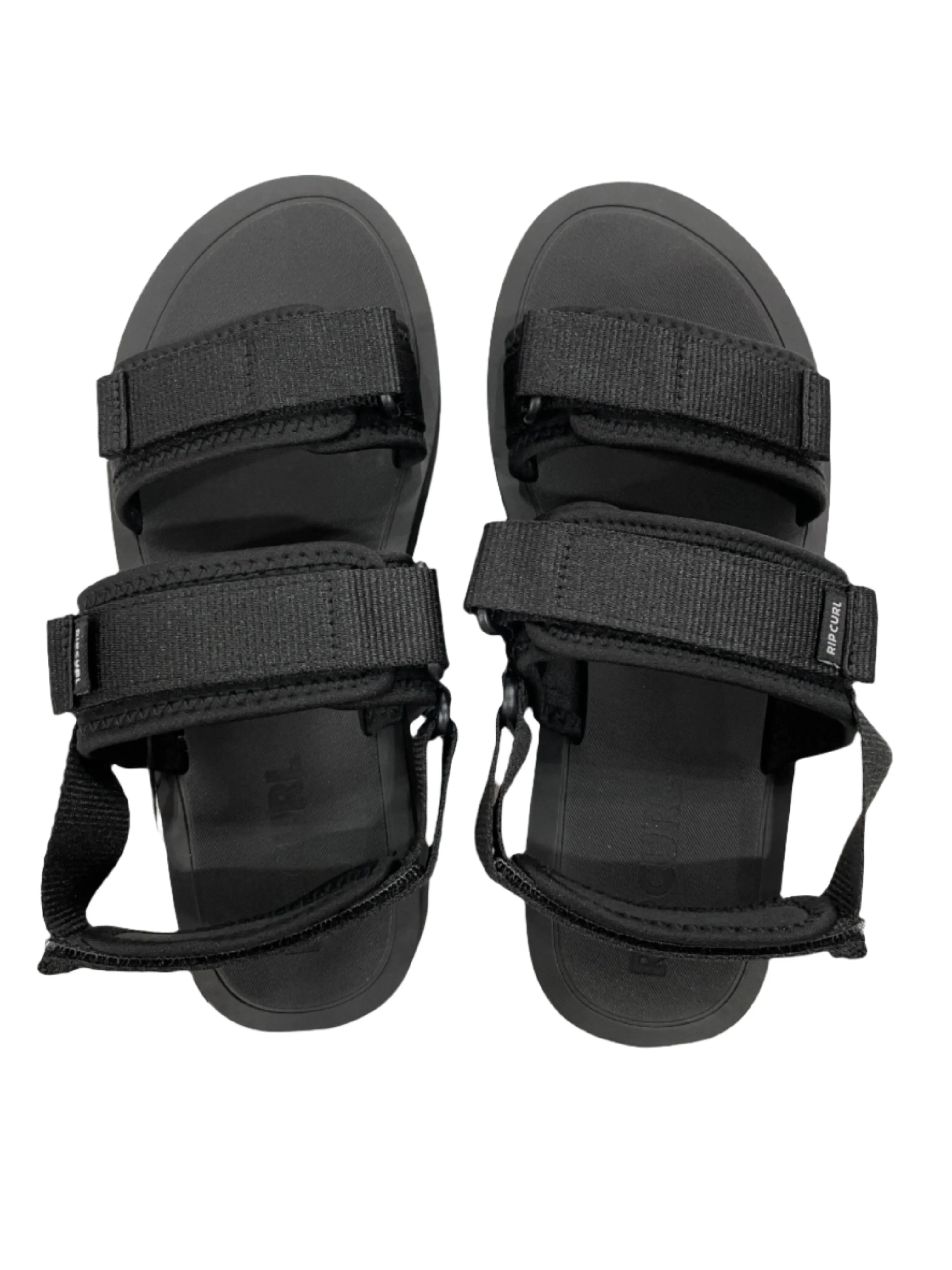 Newquay Bloom Open Toe Sandal - Black