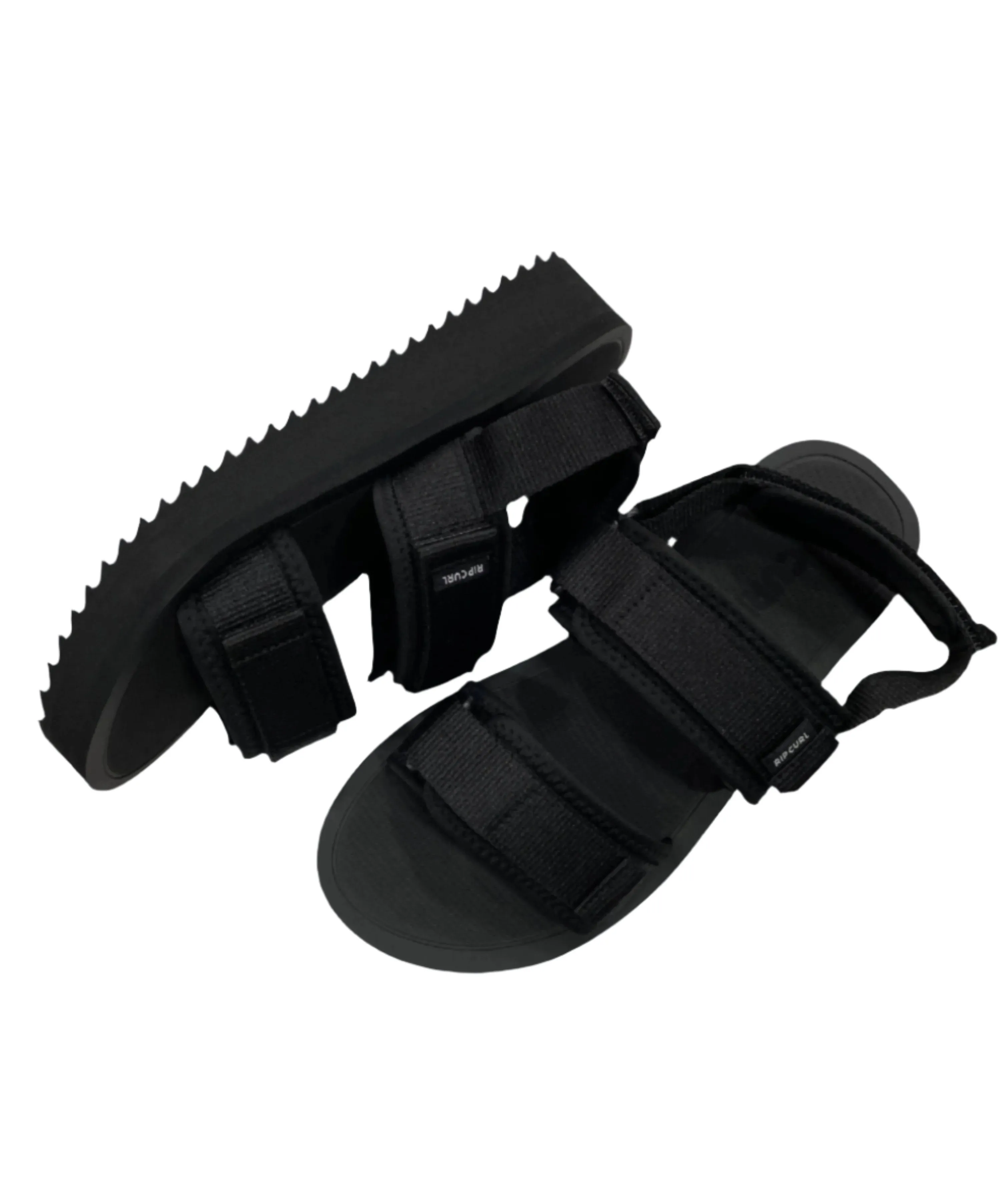 Newquay Bloom Open Toe Sandal - Black