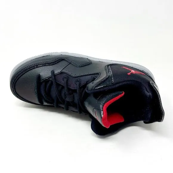 Nike Jordan Courtside 23 (PS) Black Gym Red Particle Kids Sneakers AQ7734 023
