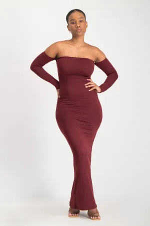 Off Shoulder Lounge Maxi Dress