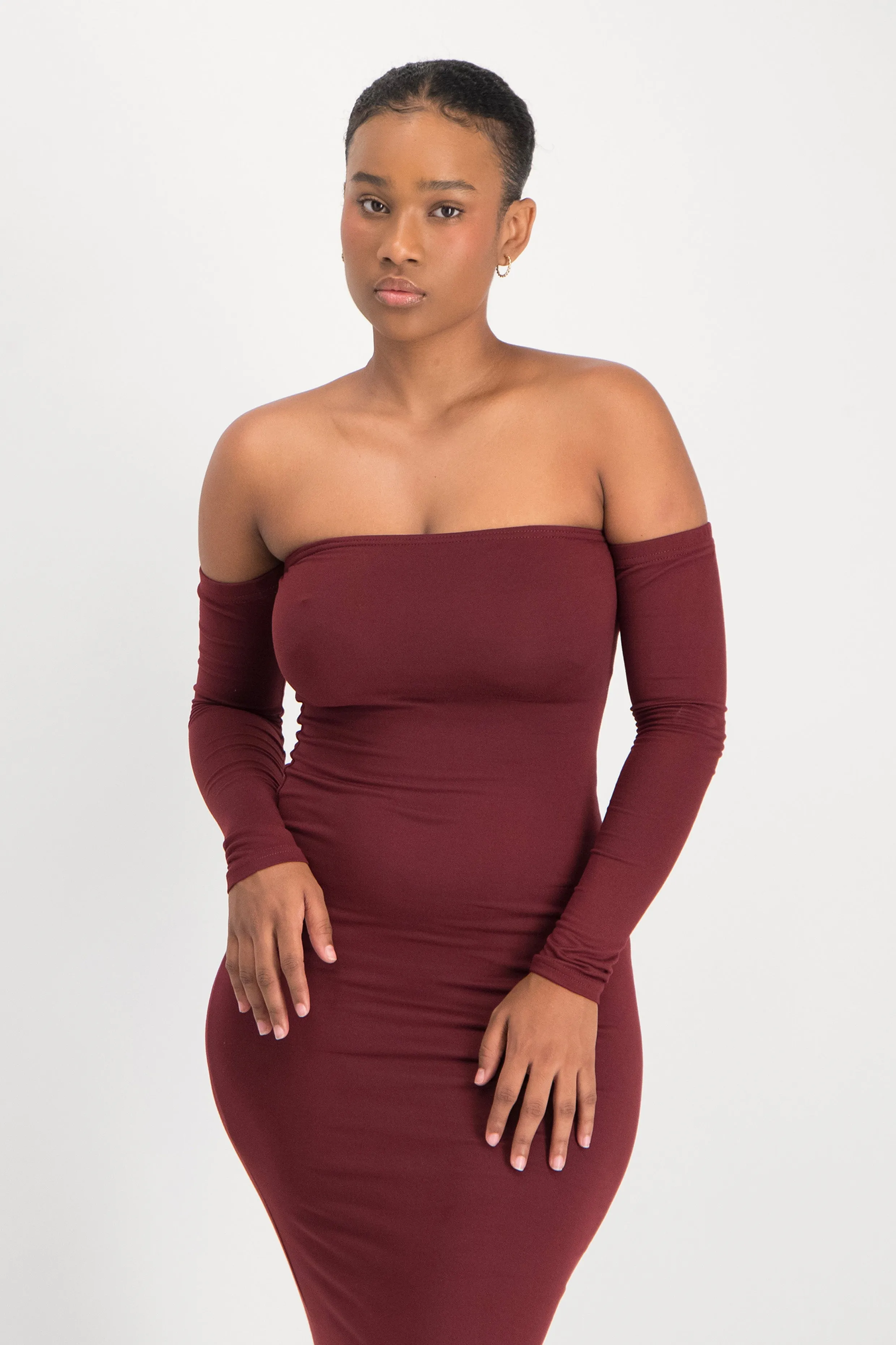 Off Shoulder Lounge Maxi Dress